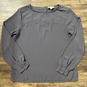 Loft Outlet Long Sleeve Key Hole Top